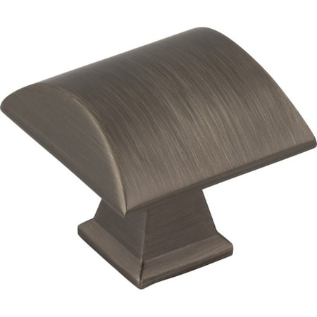 Jeffrey Alexander 1-1/4" Overall Length  Brushed Pewter Roman Cabinet Knob 944BNBDL